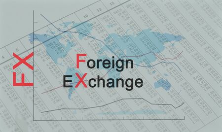 Acronym FX - Foreign Exchangeの写真素材