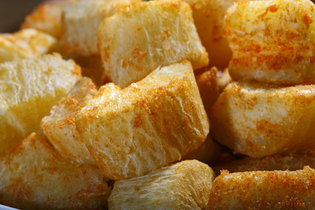 fried yuccaの写真素材