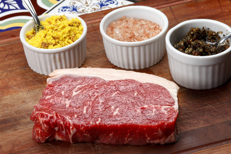 SIRLOIN STEAK RAWの写真素材