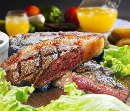Grilled picanha, traditional Brazilian cut!の写真素材