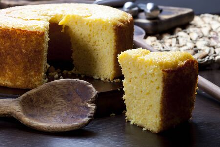 delicious fresh corn cake
