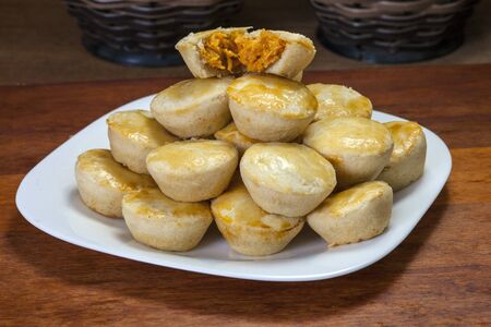 Empadinha, traditional Brazilian snack foodの写真素材