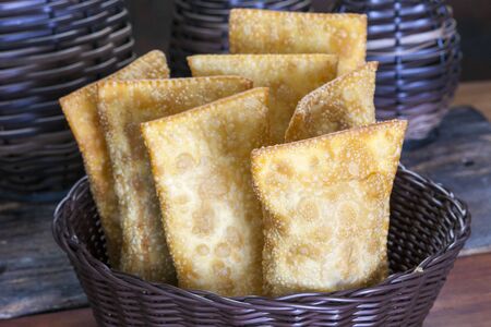 Pastel, Brazilian snack, Traditional Brazilian pastry 