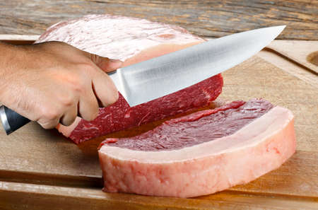 Picanha, traditional Brazilian beef cutの写真素材