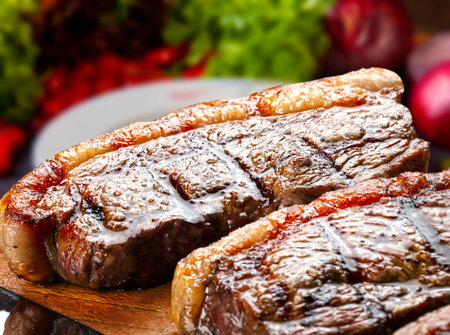Grilled picanha, traditional Brazilian cut!の写真素材