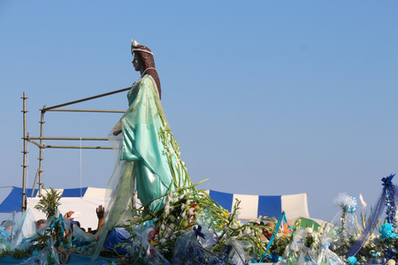 In the tradition of Brazilian religions, of African hue, devotees make offerings to ask for a...