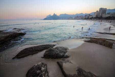 Rio de Janeiro, Brazil, July 23, 2017: Although officially Rio de Janeiro is in winter, the heat...
