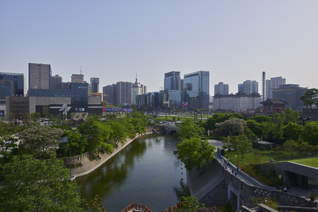 city panorama of xi'an