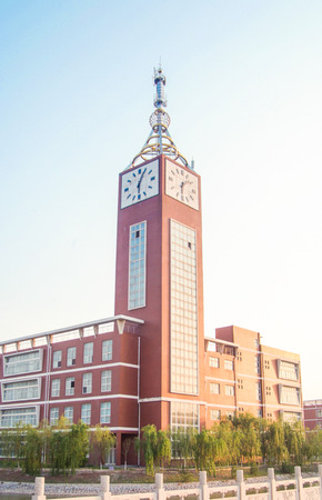 Beijing Jiaotong University School of Clock Tower Waterfront