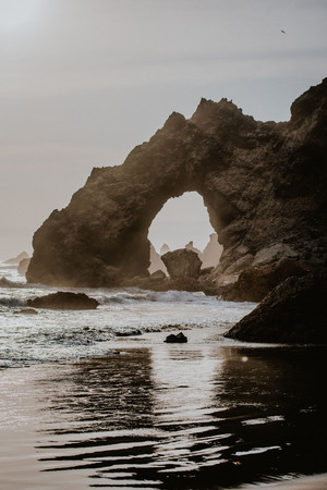 Beach the Lobera Ica Peruの写真素材