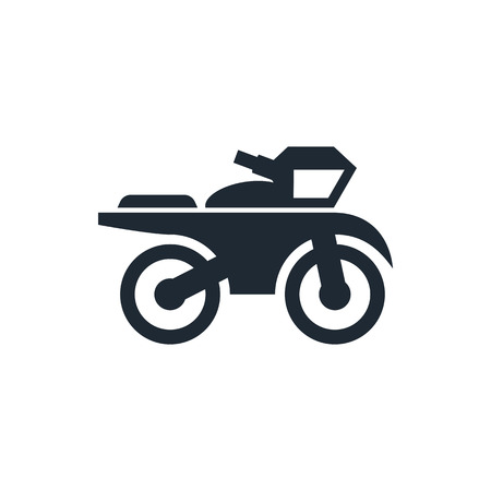 motorcycle sign iconのイラスト素材