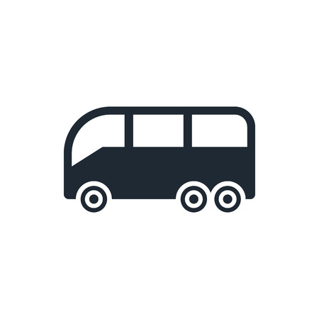 bus sign iconのイラスト素材