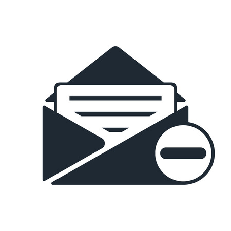 remove mail iconのイラスト素材