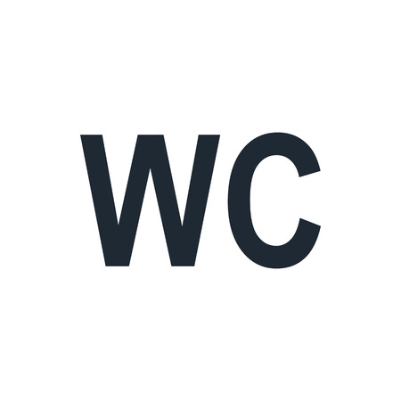 WC sign iconのイラスト素材