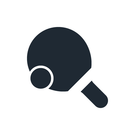 Ping Pong table tennis iconのイラスト素材