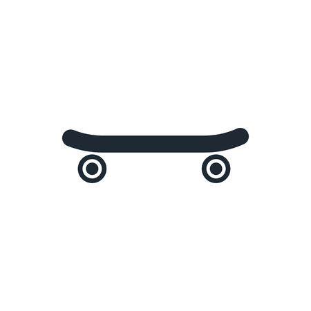 skateboard iconのイラスト素材