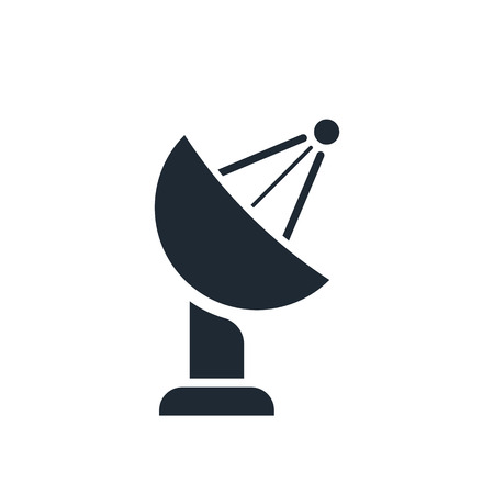 TV antenna iconのイラスト素材