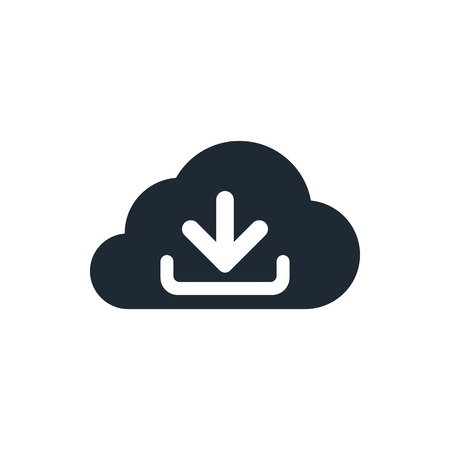 download cloud iconのイラスト素材