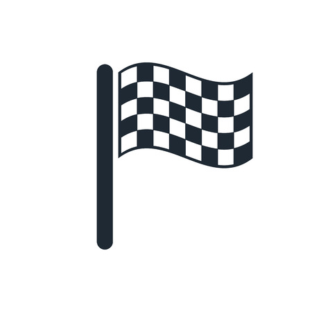 start  finish flag iconのイラスト素材