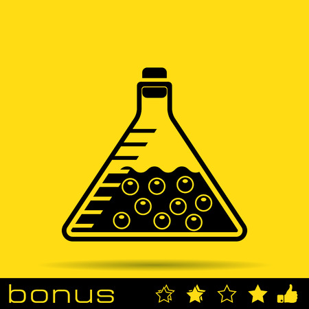 test tube iconのイラスト素材