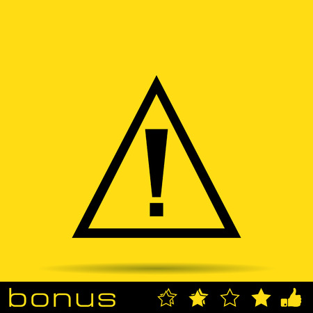 attention sign iconのイラスト素材