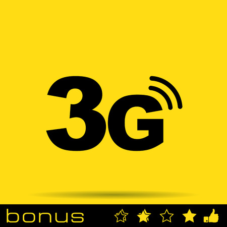 3g mode technology iconのイラスト素材