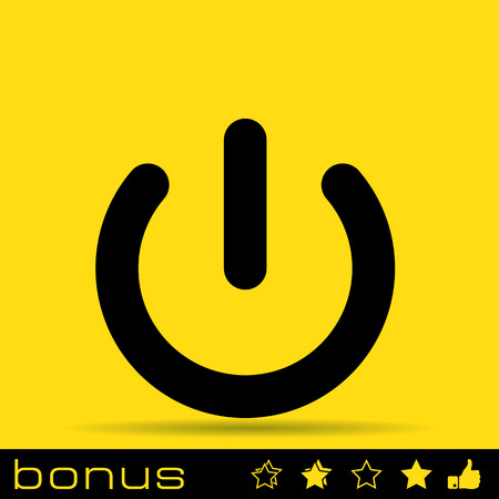 power button iconのイラスト素材
