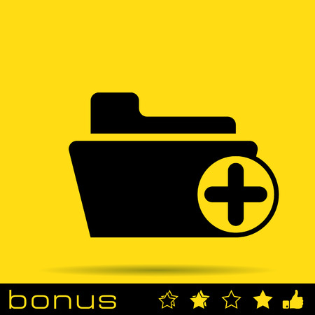 add folder iconのイラスト素材