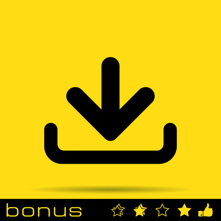 Download iconのイラスト素材