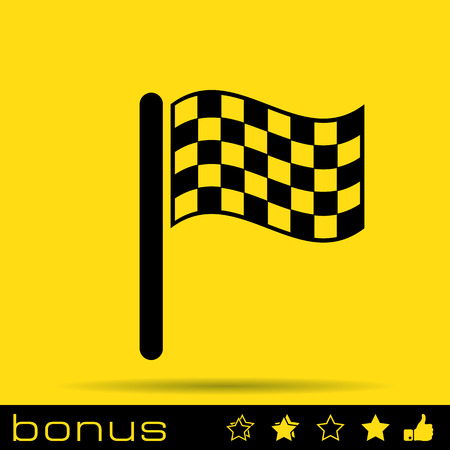 start  finish flag iconのイラスト素材