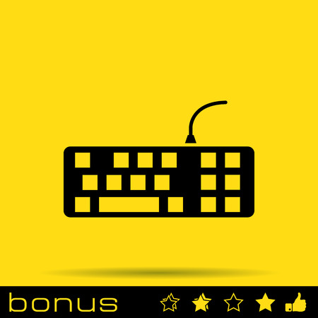 keyboard iconのイラスト素材