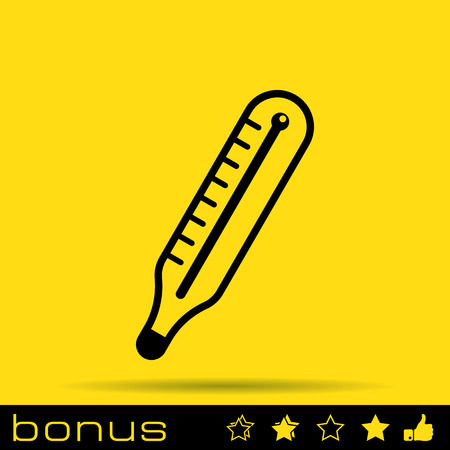 Medical thermometer iconのイラスト素材