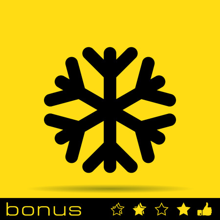 snowflake iconのイラスト素材