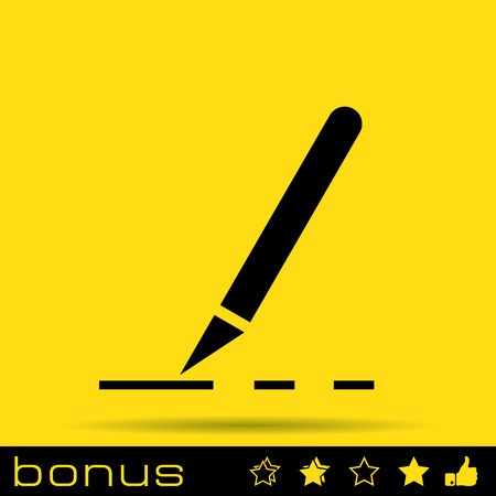 Scalpel cut iconのイラスト素材