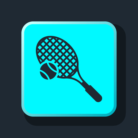 tenis game iconのイラスト素材