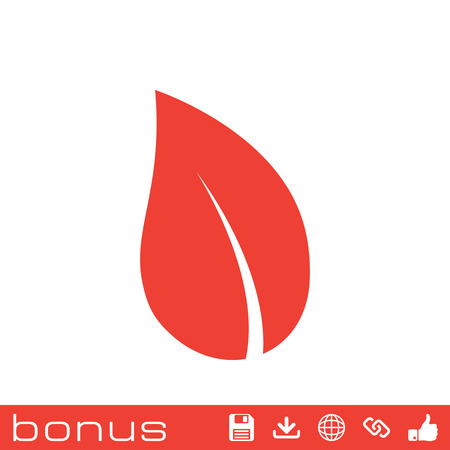 leaf iconのイラスト素材