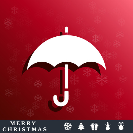 umbrella iconのイラスト素材