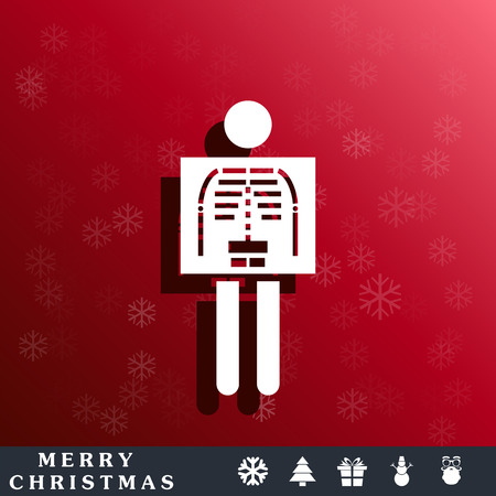 x-ray iconのイラスト素材