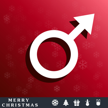 male sign iconのイラスト素材