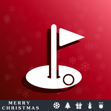 golf iconのイラスト素材