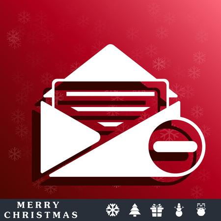 remove mail iconのイラスト素材