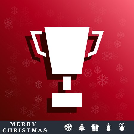 trophy cup iconのイラスト素材