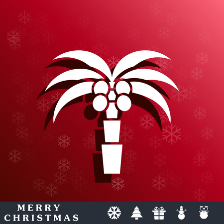 palm tree iconのイラスト素材