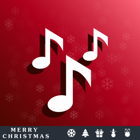 music notes iconのイラスト素材