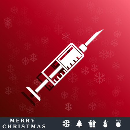 syringe iconのイラスト素材