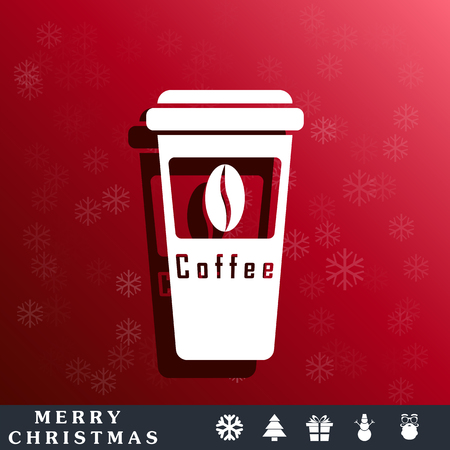 coffe cup iconのイラスト素材