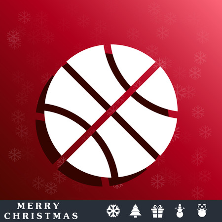 Basketball iconのイラスト素材