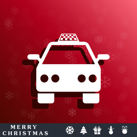 car taxi iconのイラスト素材