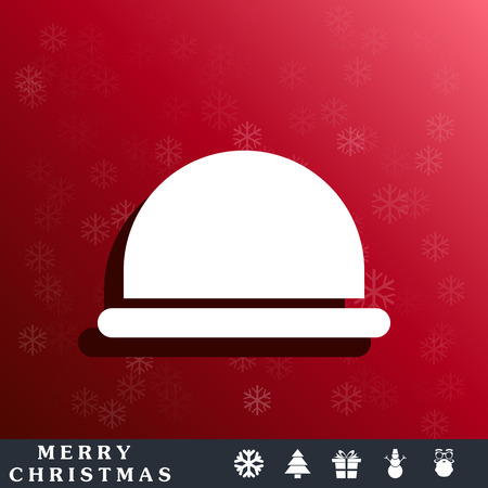 hipster hat iconのイラスト素材