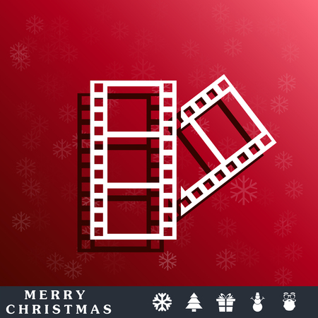 Film iconのイラスト素材